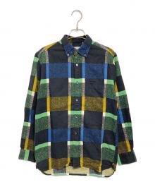 BURBERRY BRIT（バーバリーブリット）の古着「チェックシャツ」｜ブラック