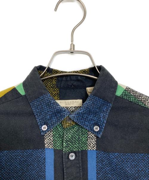 BURBERRY BRIT（バーバリーブリット）BURBERRY BRIT (バーバリーブリット) チェックシャツ ブラック サイズ:Sの古着・服飾アイテム