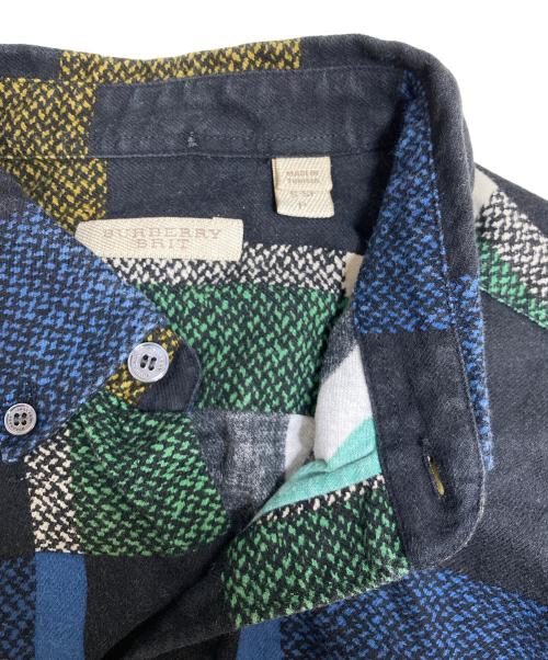 BURBERRY BRIT（バーバリーブリット）BURBERRY BRIT (バーバリーブリット) チェックシャツ ブラック サイズ:Sの古着・服飾アイテム