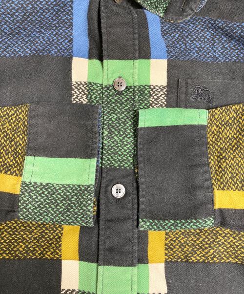 BURBERRY BRIT（バーバリーブリット）BURBERRY BRIT (バーバリーブリット) チェックシャツ ブラック サイズ:Sの古着・服飾アイテム