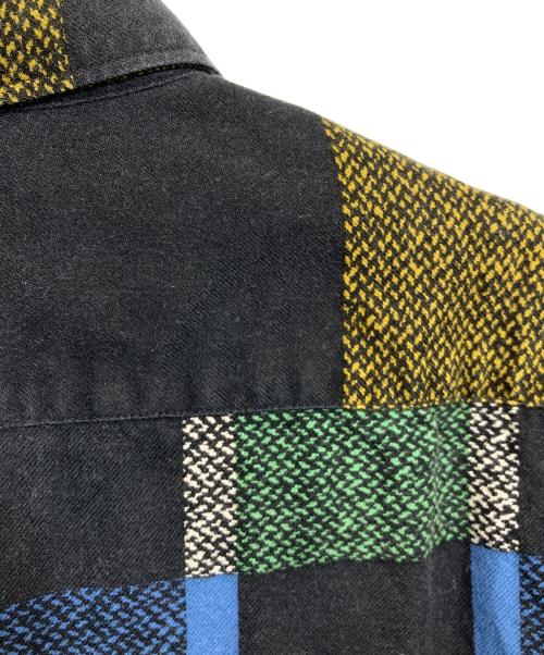 BURBERRY BRIT（バーバリーブリット）BURBERRY BRIT (バーバリーブリット) チェックシャツ ブラック サイズ:Sの古着・服飾アイテム
