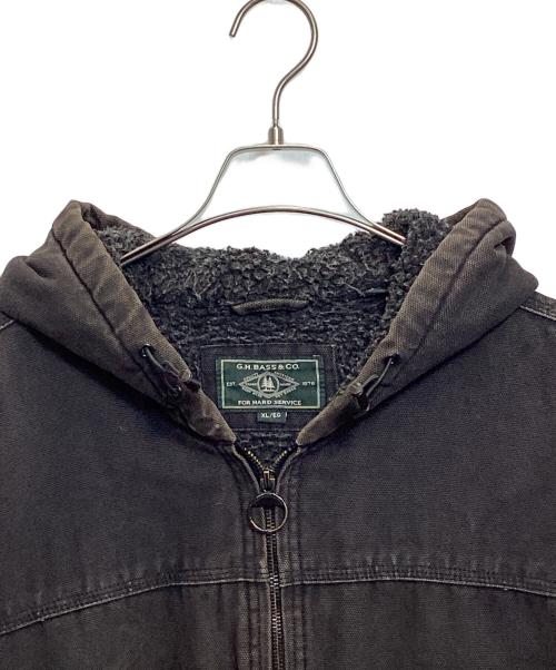 G.H.BASS（ジーエイチバス）G.H.BASS (ジーエイチバス) ダックジャケット ブラック サイズ:XLの古着・服飾アイテム