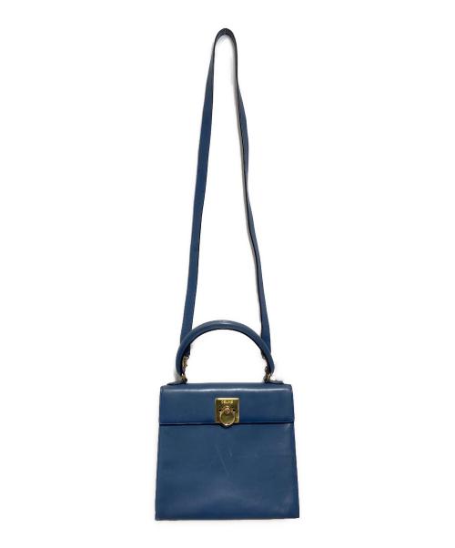 CELINE（セリーヌ）CELINE (セリーヌ) オールドショルダーバッグ スカイブルーの古着・服飾アイテム