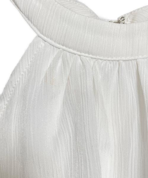 darich（ダーリッチ）Darich (ダーリッチ) ボリュームシフォンミニワンピース ホワイト サイズ:Freeの古着・服飾アイテム