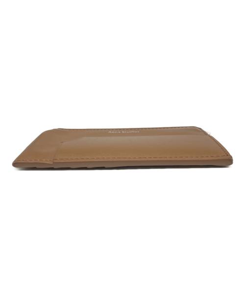 Acne studios（アクネ ストゥディオズ）Acne studios (アクネ ストゥディオズ) ミニウォレットカードケース ブラウンの古着・服飾アイテム