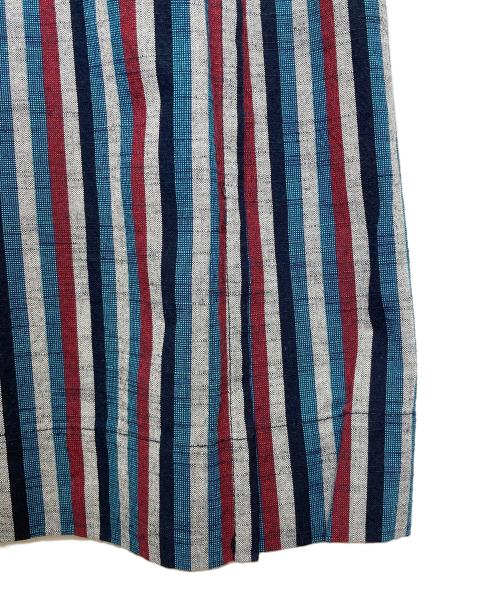 ISSEY MIYAKE MEN（イッセイミヤケメン）ISSEY MIYAKE MEN (イッセイミヤケメン) ストライプパンツ マルチカラー サイズ:表記なしの古着・服飾アイテム