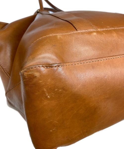 L.L.Bean（エルエルビーン）L.L.Bean (エルエルビーン) レザートートバッグ ブラウンの古着・服飾アイテム