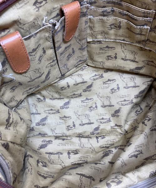 L.L.Bean（エルエルビーン）L.L.Bean (エルエルビーン) レザートートバッグ ブラウンの古着・服飾アイテム
