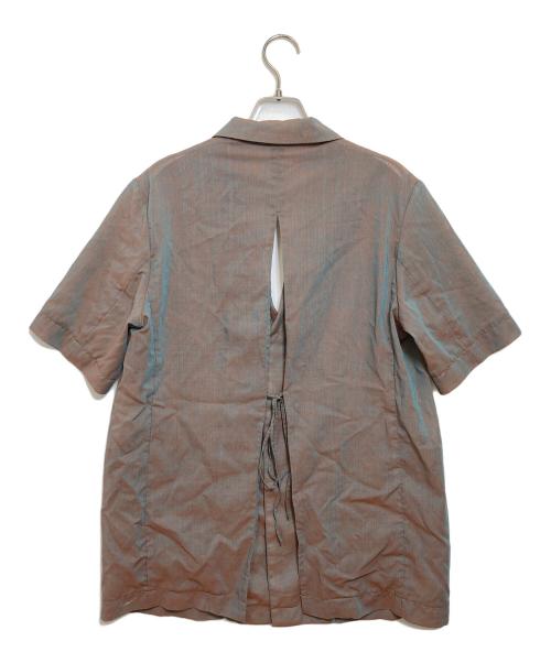 MAISON SPECIAL（メゾンスペシャル）MAISON SPECIAL (メゾンスペシャル) シアーバックオープンシャツ オレンジ サイズ:FREEの古着・服飾アイテム