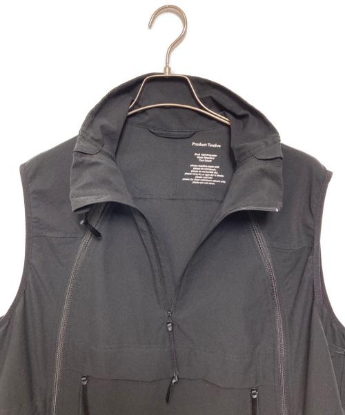 Product Twelve（プロダクトトゥエルブ）Product Twelve (プロダクトトゥエルブ) Ventilation Utility Vest ブラック サイズ:2の古着・服飾アイテム