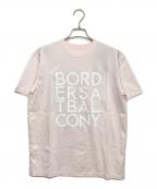 BORDERS at BALCONYボーダーズアットバルコニー）の古着「Tシャツ」｜ピンク