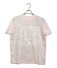 BORDERS at BALCONY（ボーダーズアットバルコニー）の古着「Tシャツ」｜ピンク