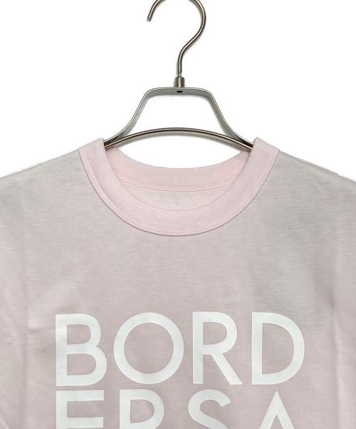 BORDERS at BALCONY（ボーダーズアットバルコニー）BORDERS at BALCONY (ボーダーズアットバルコニー) Tシャツ ピンク サイズ:36 未使用品の古着・服飾アイテム