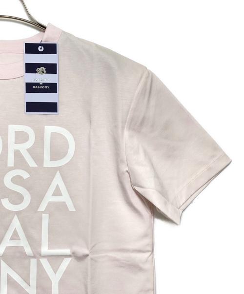 BORDERS at BALCONY（ボーダーズアットバルコニー）BORDERS at BALCONY (ボーダーズアットバルコニー) Tシャツ ピンク サイズ:36 未使用品の古着・服飾アイテム