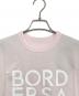 BORDERS at BALCONY (ボーダーズアットバルコニー) Tシャツ ピンク サイズ:36 未使用品：6000円
