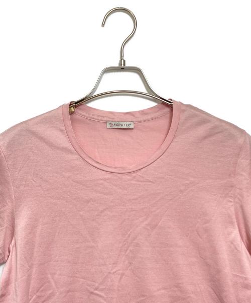 MONCLER（モンクレール）MONCLER (モンクレール) Tシャツ ピンク サイズ:Mの古着・服飾アイテム