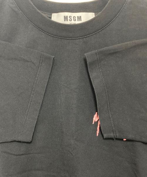 MSGM（エムエスジーエム）MSGM (エムエスジーエム) Tシャツ ブラック サイズ:Sの古着・服飾アイテム