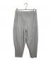 HOMME PLISSE ISSEY MIYAKE (オム プリッセ イッセイ ミヤケ) ベーシックプリーツパンツ グレー サイズ:1：19000円