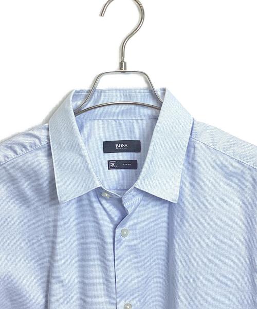 HUGO BOSS（ヒューゴ ボス）HUGO BOSS (ヒューゴ ボス) シャツ ブルー サイズ:42の古着・服飾アイテム
