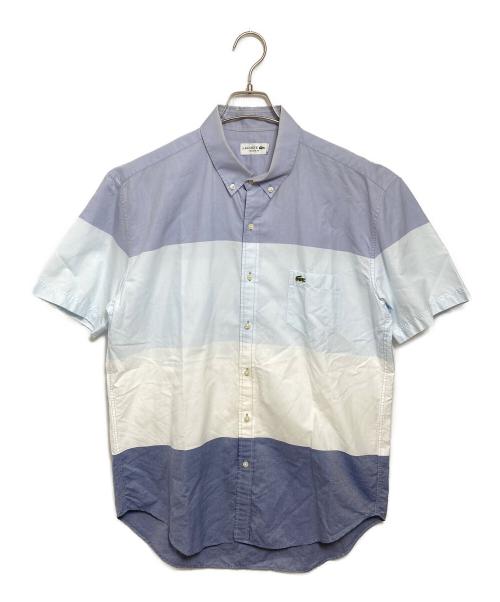 LACOSTE（ラコステ）LACOSTE (ラコステ) 切替シャツ ブルー サイズ:Mの古着・服飾アイテム