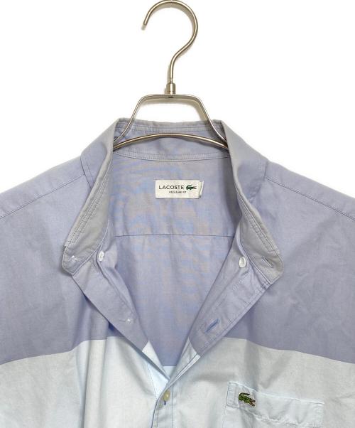 LACOSTE（ラコステ）LACOSTE (ラコステ) 切替シャツ ブルー サイズ:Mの古着・服飾アイテム