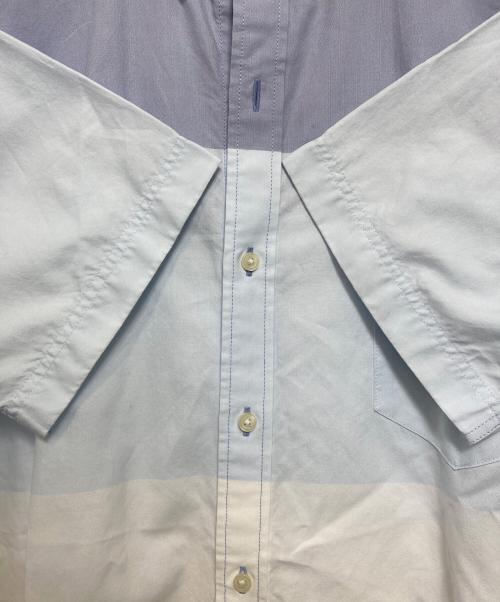 LACOSTE（ラコステ）LACOSTE (ラコステ) 切替シャツ ブルー サイズ:Mの古着・服飾アイテム