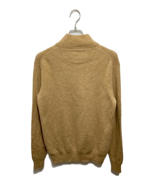 POLO RALPH LAUREN（ポロ・ラルフローレン）POLO RALPH LAUREN (ポロ・ラルフローレン) ハーフジップニット ベージュ サイズ:Sの古着・服飾アイテム