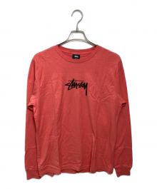 stussy（ステューシー）の古着「ロングカットソー」｜ピンク