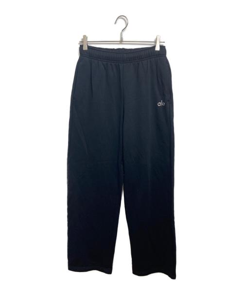 alo（アロ）alo (アロ) Accolade Straight Leg Sweatpant ブラック サイズ:XSの古着・服飾アイテム