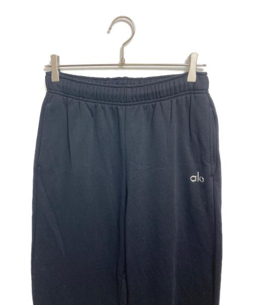 alo（アロ）alo (アロ) Accolade Straight Leg Sweatpant ブラック サイズ:XSの古着・服飾アイテム