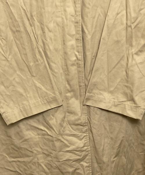 mizuiro-ind（ミズイロインド）mizuiro-ind (ミズイロインド) ステンカラーコート ブラウン サイズ:表記なしの古着・服飾アイテム