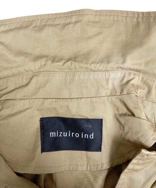 mizuiro-ind（ミズイロインド）mizuiro-ind (ミズイロインド) ステンカラーコート ブラウン サイズ:表記なしの古着・服飾アイテム