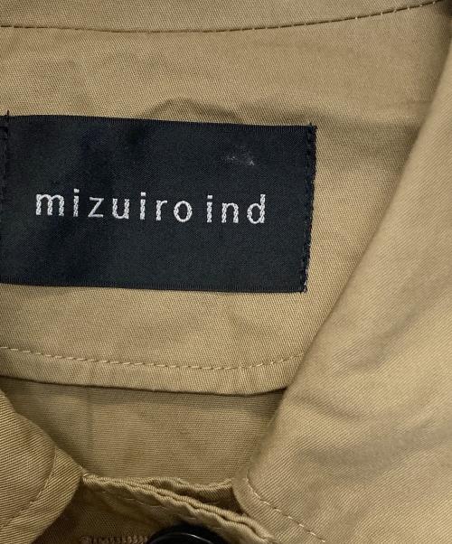 mizuiro-ind（ミズイロインド）mizuiro-ind (ミズイロインド) ステンカラーコート ブラウン サイズ:表記なしの古着・服飾アイテム