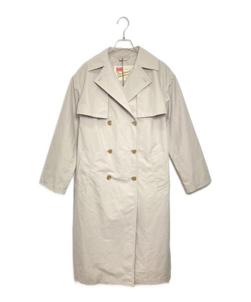 Traditional Weatherwear（トラディショナルウェザーウェア）Traditional Weatherwear (トラディショナルウェザーウェア) トレンチコート ライトグレー サイズ:34の古着・服飾アイテム