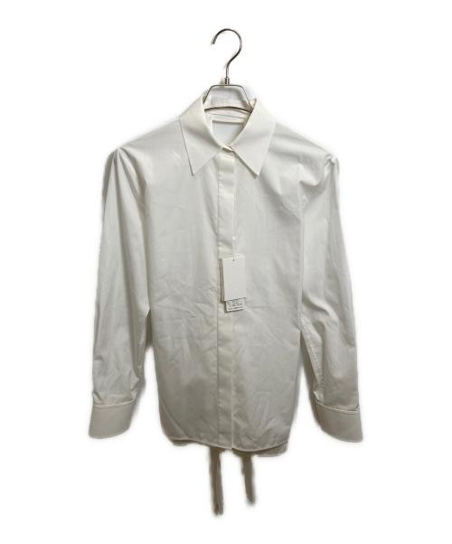 HELMUT LANG（ヘルムートラング）HELMUT LANG (ヘルムートラング) CORSET SHIRT ホワイト サイズ:S 未使用品の古着・服飾アイテム