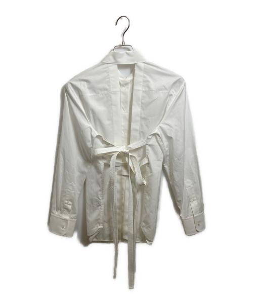 HELMUT LANG（ヘルムートラング）HELMUT LANG (ヘルムートラング) CORSET SHIRT ホワイト サイズ:S 未使用品の古着・服飾アイテム