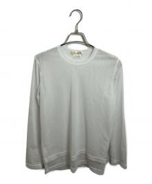 COMME des GARCONS（コムデギャルソン）の古着「シアーカットソー」｜ホワイト