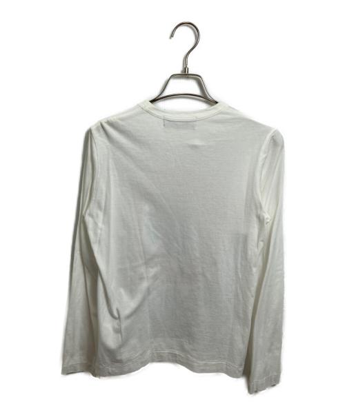 tricot COMME des GARCONS（トリココムデギャルソン）tricot COMME des GARCONS (トリココムデギャルソン) プリントカットソー ホワイト サイズ:Sの古着・服飾アイテム