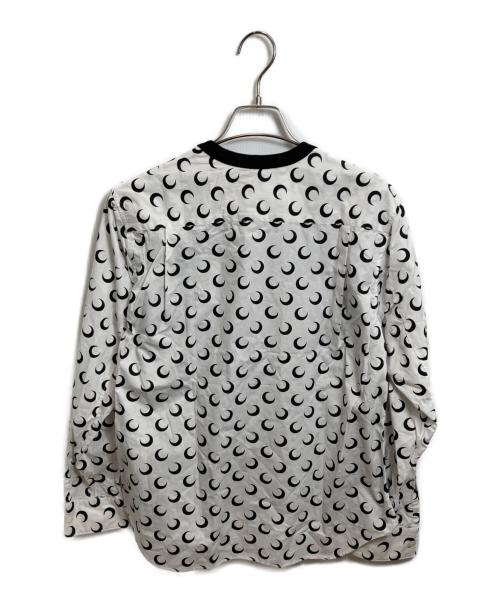MARINE SERRE（マリーンセル）MARINE SERRE (マリーンセル) COMME des GARCONS (コムデギャルソン) カットソー ブラック サイズ:Lの古着・服飾アイテム