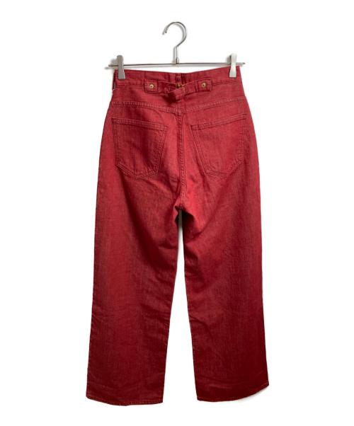 Tu es mon TRESOR（トゥ エ モン トレゾア）Tu es mon TRESOR (トゥ エ モン トレゾア) パンツ レッド サイズ:61cm (W24)の古着・服飾アイテム