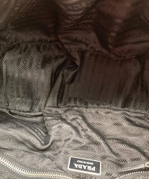 PRADA（プラダ）PRADA (プラダ) 切替ハンドバッグ ブラックの古着・服飾アイテム