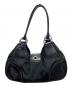 PRADA (プラダ) 切替ハンドバッグ ブラック：40000円