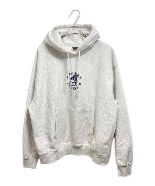 stussy（ステューシー）stussy (ステューシー) STRONG MAC HOODIE グレー サイズ:XLの古着・服飾アイテム