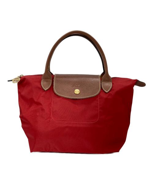 LONGCHAMP（ロンシャン）LONGCHAMP (ロンシャン) ハンドバッグ レッドの古着・服飾アイテム