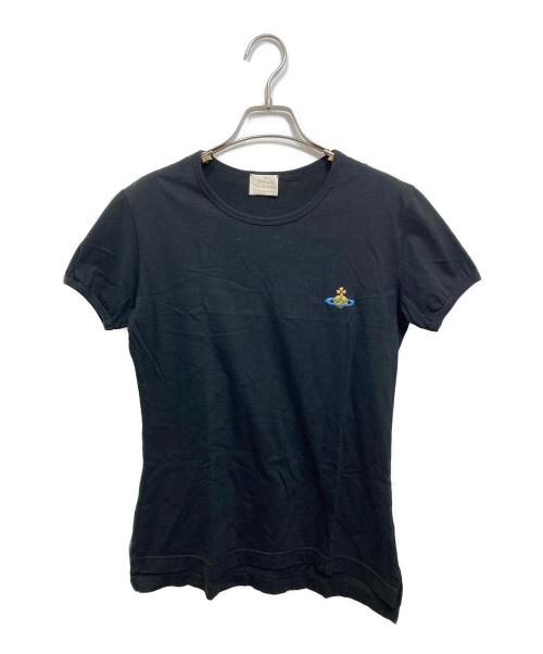 Vivienne Westwood（ヴィヴィアンウエストウッド）Vivienne Westwood (ヴィヴィアンウエストウッド) ミニオーブTシャツ ブラック サイズ:Mの古着・服飾アイテム