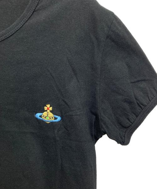 Vivienne Westwood（ヴィヴィアンウエストウッド）Vivienne Westwood (ヴィヴィアンウエストウッド) ミニオーブTシャツ ブラック サイズ:Mの古着・服飾アイテム