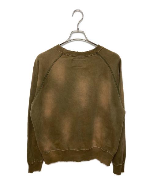 FUTURE ARCHIVE（フューチャー アーカイブ）FUTURE ARCHIVE (フューチャー アーカイブ) FADE SWEAT CREW ブラウン サイズ:Lの古着・服飾アイテム