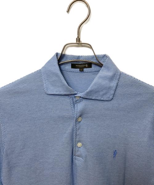 MACKINTOSH LONDON（マッキントッシュ ロンドン）MACKINTOSH LONDON (マッキントッシュ ロンドン) ポロシャツ ブルー サイズ:Lの古着・服飾アイテム