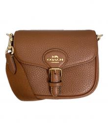 COACH（コーチ）の古着「アメリア スモールサドルバッグ」｜ブラウン