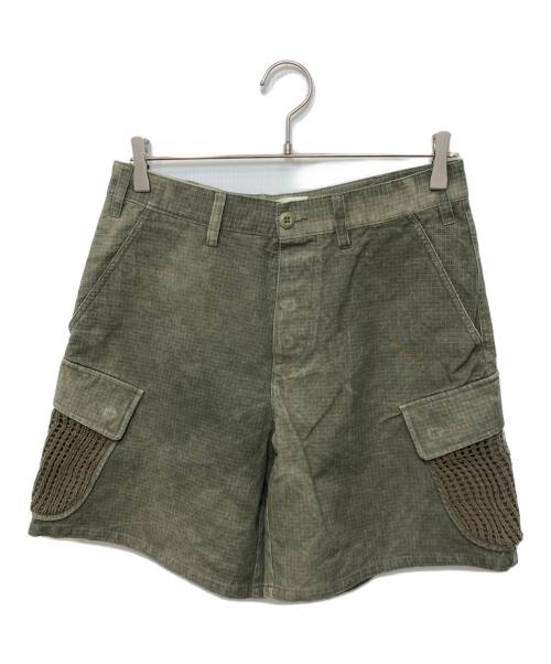 Aime Leon Dore（エメ レオン ドレ）Aime Leon Dore (エメ レオン ドレ) ショートパンツ　Ripstop Jungle Short オリーブ サイズ:Sの古着・服飾アイテム